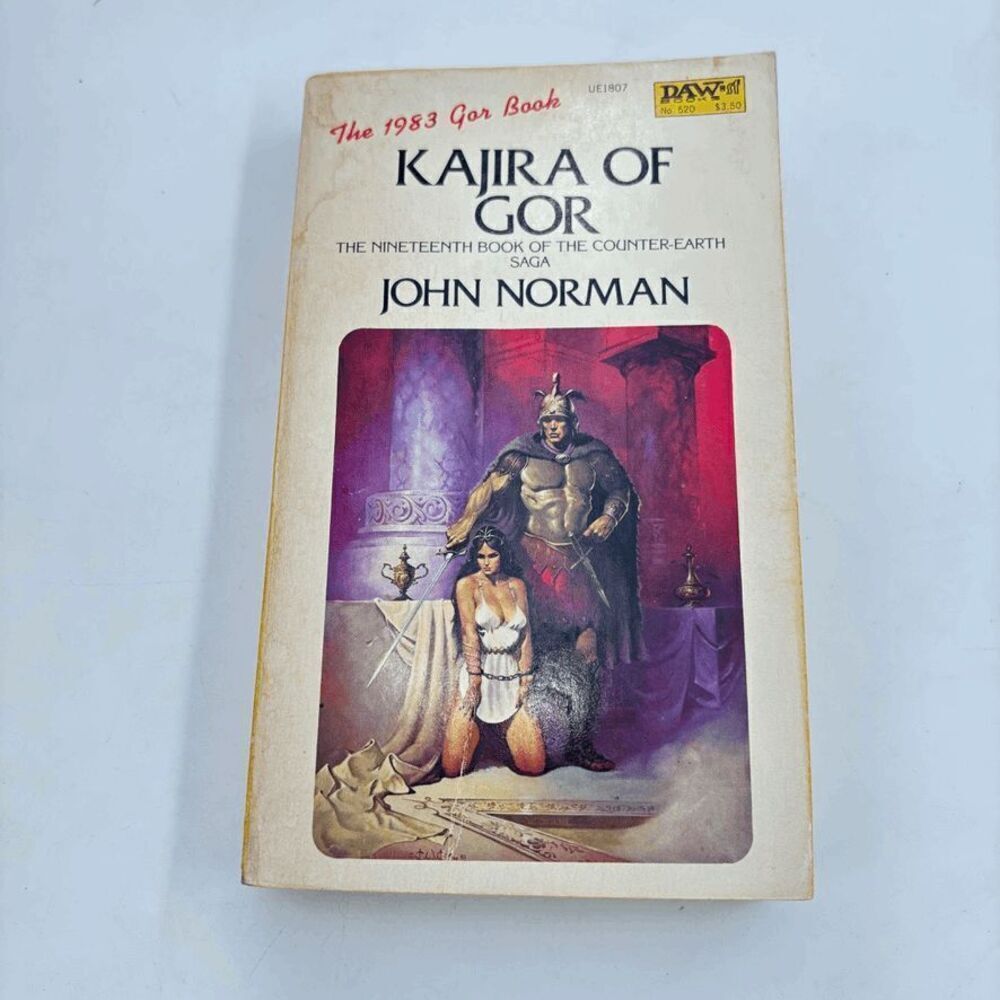 Kajira of Gor 19 John Norman vintage PB BDSM Cover Art 1st Printing